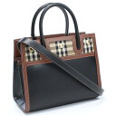 バーバリー BURBERRY トートバッグ ブランド ハンド 通勤 通学 8025266 A1189 ベビー タイトル ヴィンテージチェック BLACK ブラック bag-01 フォーマルバッグ gif-03w