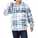 バーバリー BURBERRY メンズ パーカー ブランド フーディージャケット 8050283 A6022 PALE BLUE IP CHECK ブルー系 マルチカラー outer-01 win-02m