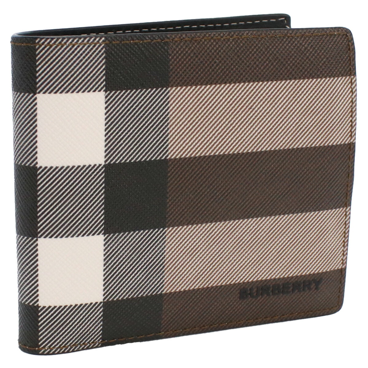 バーバリー バーバリー BURBERRY 2つ折り財布 小銭入れ付き ブランド 8052802 A8900 ジャイアントチェック DARK BIRCH BROWN ブラウン系 マルチカラー wallet-01 mini-01 父の日