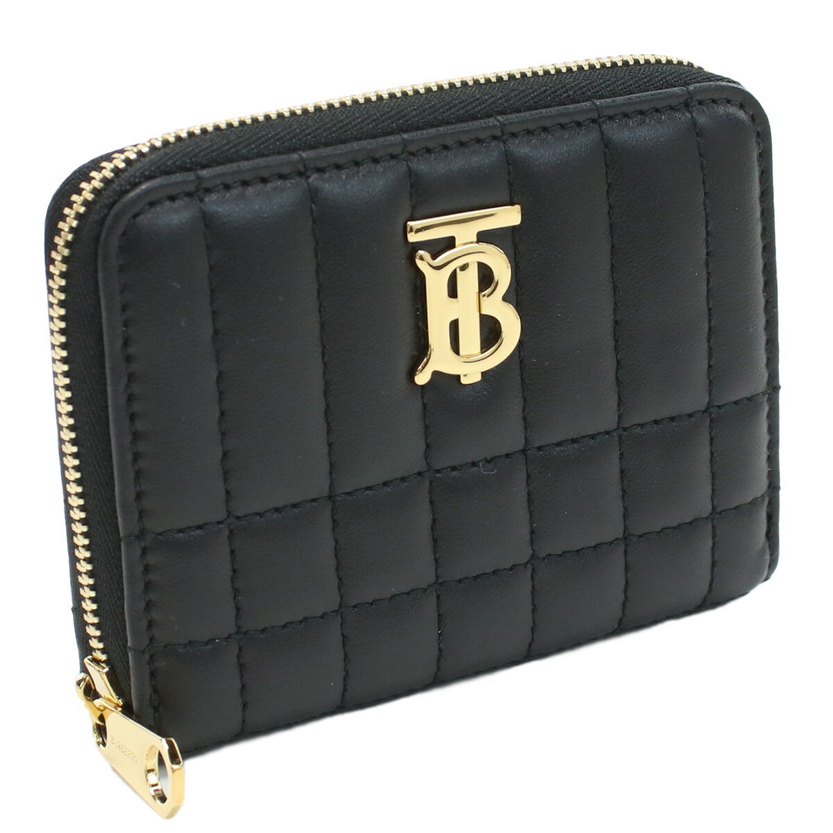 バーバリー BURBERRY 小銭入れ ブランド コインケース TBロゴ 8062373 A7527 BLACK-LIGHT GOLD SS2406