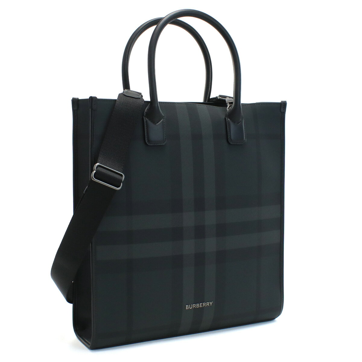 【5/18-20日限定！P10倍】バーバリー BURBERRY トートバッグ ブランド ショルダーバッグ 8062951　A1208 CHARCOAL グレー系 bag-01