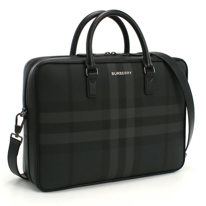 バーバリー BURBERRY ビジネスバッグ ブリーフケース メンズ ブランド 8065338　A1208 CHARCOAL グレー系 bag-01 父の日