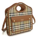 バーバリー BURBERRY ハンドバッグ ブランド ショルダー ヴィンテージチェック 8066166　A9534 BRIAR BROWN ブラウン系 bag-01