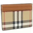 バーバリー BURBERRY カードケース ブランド 8070418　A7026 ARCHIVE BEIGE ベージュ系　gsw-3 new-02 母の日