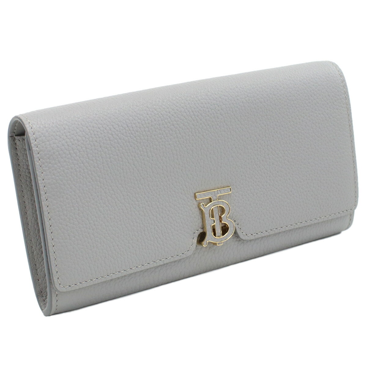 バーバリー BURBERRY 長財布ニ折 ブランド TBロゴ 8070435 A1373 LIGHT GREY MELANGE wallet-01 SS2406