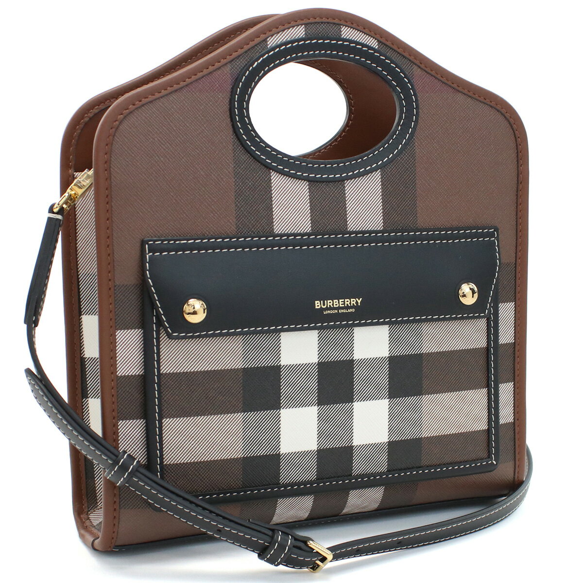 バーバリー トートバッグ（レディース） 【5/18-20日限定！P10倍】バーバリー BURBERRY トートバッグ　ブランド 8071386　A8900 DARK BIRCH BROWN ブラウン系　bag-01