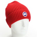 カナダグース ニット帽 メンズ カナダグース CANADA GOOSE ARCTIC DISC RIB TOQUE ユニセックス－ニット帽 5026M 11 RED レッド系 cap-01 win-03m