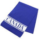 【決算SALE】カナダグース CANADA GOOSE KIDS MERINO LOGO SCARF キッズ−マフラー 6955K 260 BLUE warm-01 kb-01