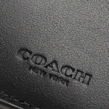 コーチ COACH 財布 二つ折り 小銭入れ付き F75363 BLK ブラック 【メンズ】