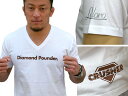 ダイヤモンドパウンダー Diamond Pounder. Tシャツ KW00008 ホワイト 楽ギフ_包装 Vネック ティーシャツ 半袖 最安挑戦中 OLS-4