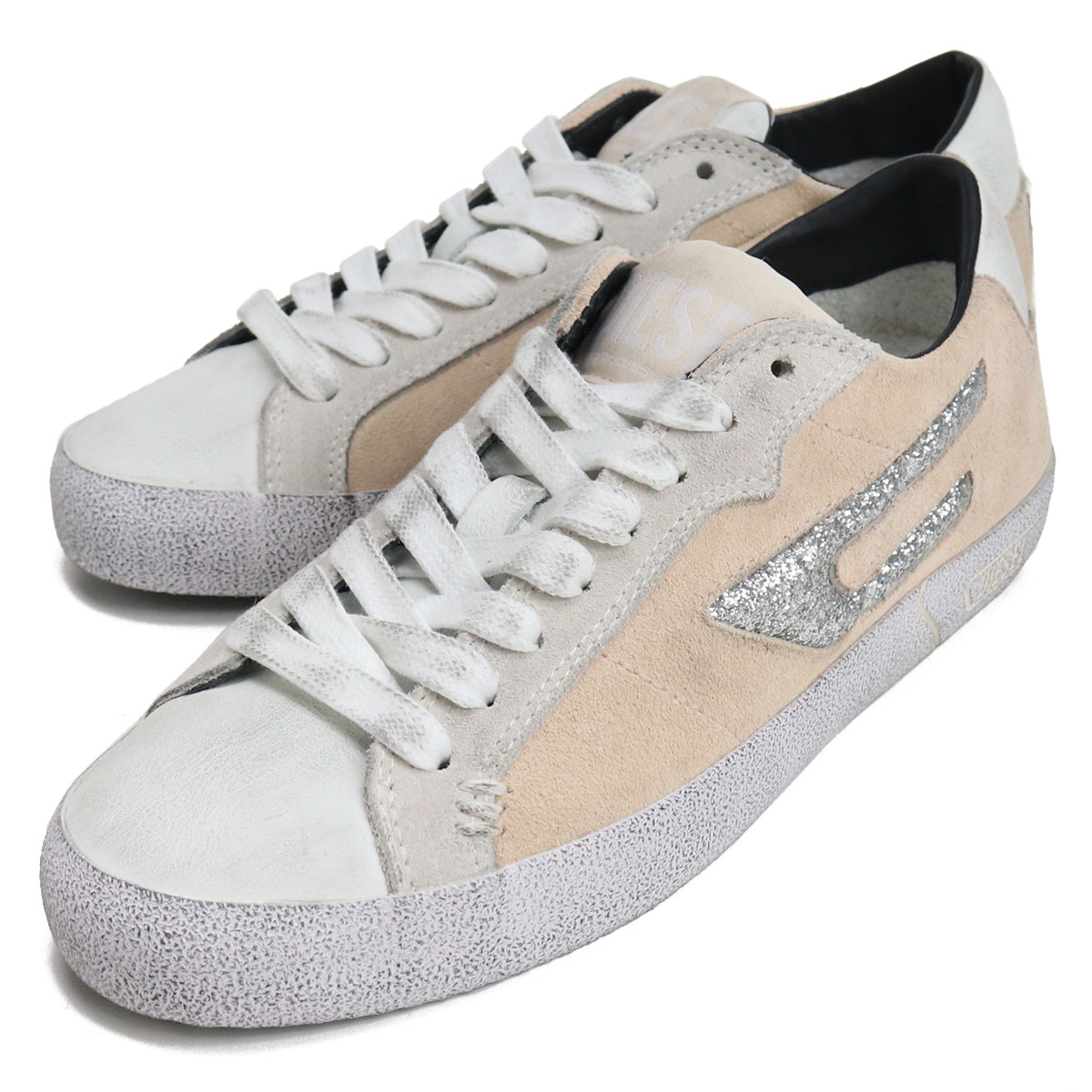 【均一セール】ディーゼル DIESEL ブランド スニーカー レディース Y02825 P4437 H8945 ベージュ系 shoes-01 fl06-sale