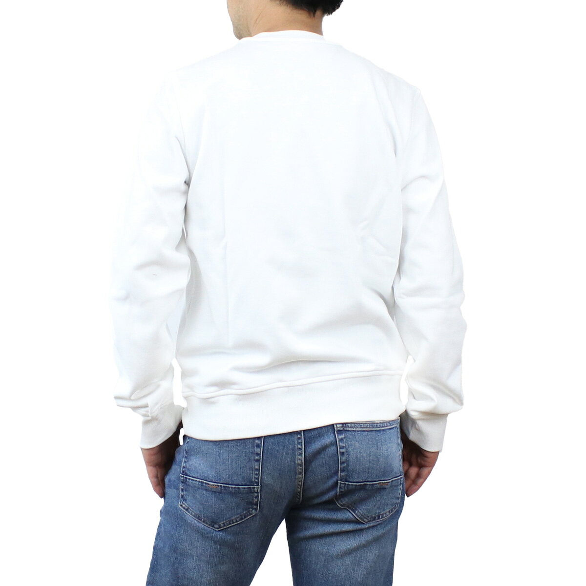 ディーゼル DIESEL メンズ－スウェット ブランド ロゴ A03758 0BAWT 100 ホワイト系 apparel-01