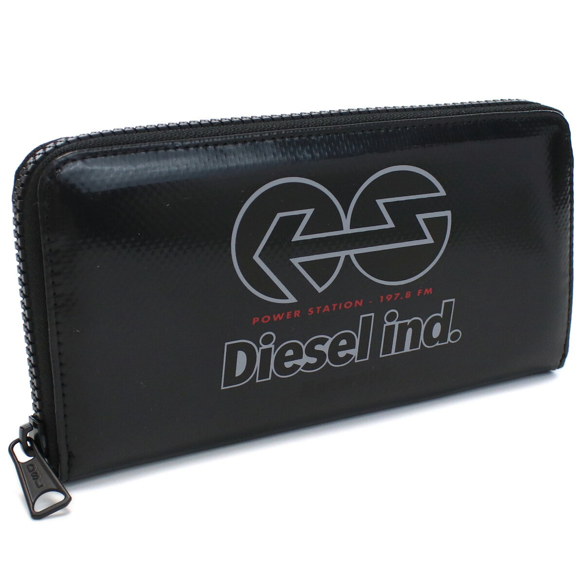 ディーゼル 長財布（メンズ） ディーゼル DIESEL ラウンドファスナー 長財布 ブランド ジップウォレット X08995 P4635 T8013 ブラック wallet-01 父の日