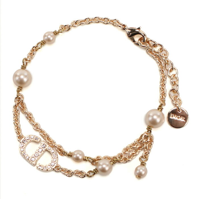 ディオール Christian Dior Petit CD ブレスレット B2242　WOMCY　D12P ゴールド系 accessory-01