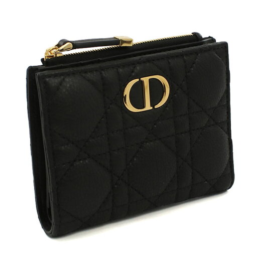 Dior ディオール 二折財布小銭入付き S5173 UWHC M900 レディース ブラック Dior ディオール 二折財布小銭入付き S5173 UWHC M900 レディース ブラック