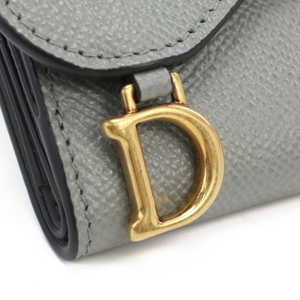 ディオール Christian Dior 3つ折り財布 ブランド ミニ財布 Dロゴ S5652 CBAA M41G グレー系 wallet-01 mini-01 new-02 母の日