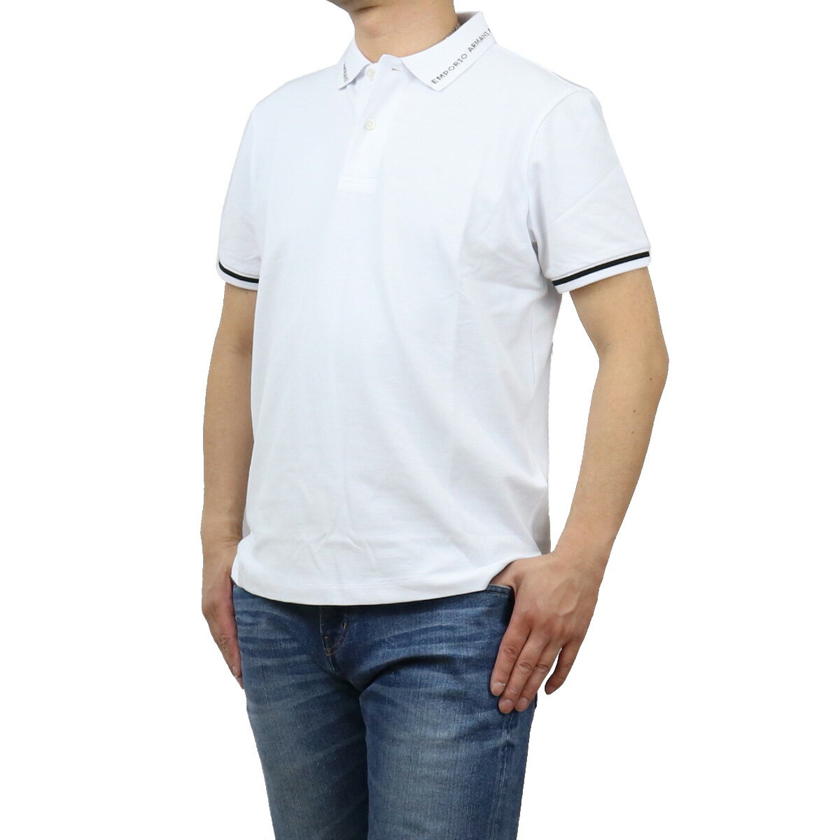 【均一セール】エンポリオアルマーニ EMPORIO ARMANI メンズ－ポロシャツ 3K1FA4 1JPTZ 0168 ホワイト系 apparel-01 polo-01 メンズ fl03-sale