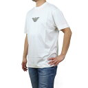 エンポリオアルマーニ EMPORIO ARMANI メンズ−Tシャツ ブランドロゴ ブランド Tシャツ 3L1TCD 1JUVZ 0128 VANILLA ICE ホワイト系 ts-01