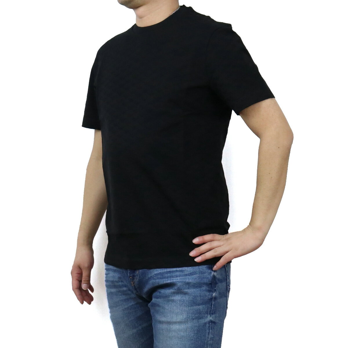 エンポリオ・アルマーニ EMPORIO ARMANI メンズ－Tシャツ ブランドロゴ ブランド Tシャツ 8N1TL7 1JHWZ 0999 NERO ブラック ts-01 父の日 sm-02