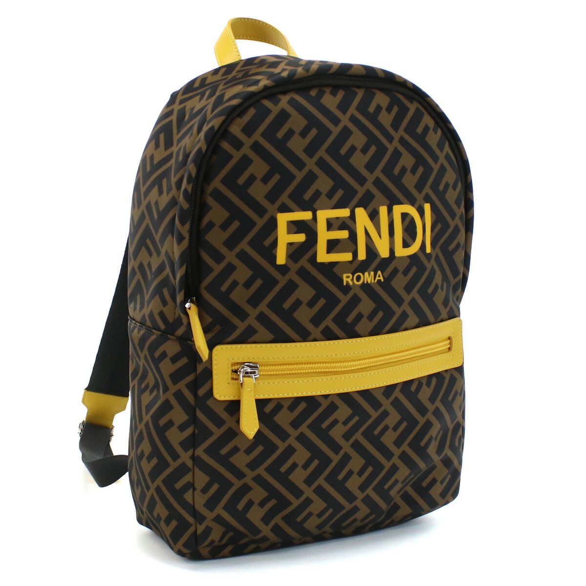 【5/18-20日限定！P10倍】フェンディ FENDI リュック　バックパック キッズ　ブランド 8BZ040　AKPV　F1I7L ブラウン系　bag-01