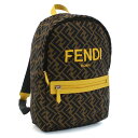 【4/5限定！ポイント10倍】フェンディ FENDI リュック　バックパック キッズ　ブランド 8BZ040　AKPV　F1I7L ブラウン系　bag-01