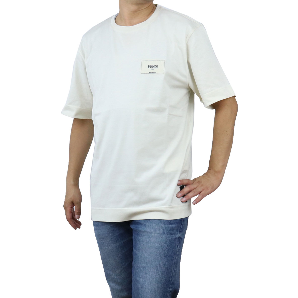 フェンディ FENDI メンズ－Tシャツ ブランド FY0936 A9RL F0AU5 ベージュ系 ts-01 父の日 sm-02