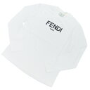 【大人もOK】フェンディ FENDI キッズ ロングTシャツ ブランド ロゴ JUI154　7AJ　F0ZNE ホワイト系 apparel-01 kb-01