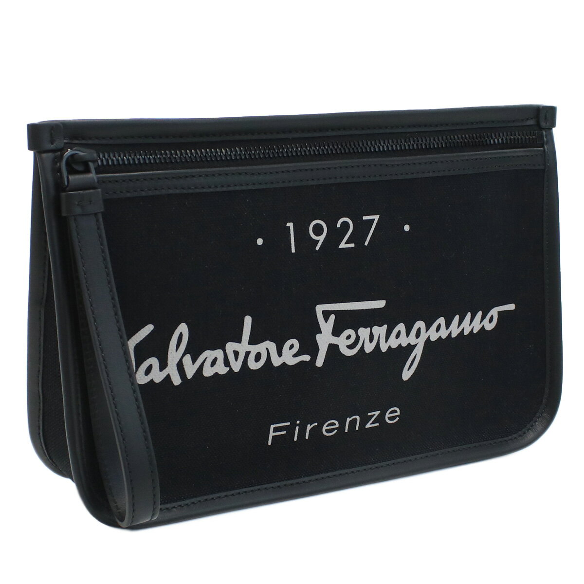 フェラガモ FERRAGAMO クラッチバッグ ブランド 24-0971 0757845　NERO ブラック seco-01 父の日