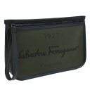 フェラガモ FERRAGAMO クラッチバッグ ブランド 24-0971 0760237 MUSCHINO グリーン系 seco-01(4)