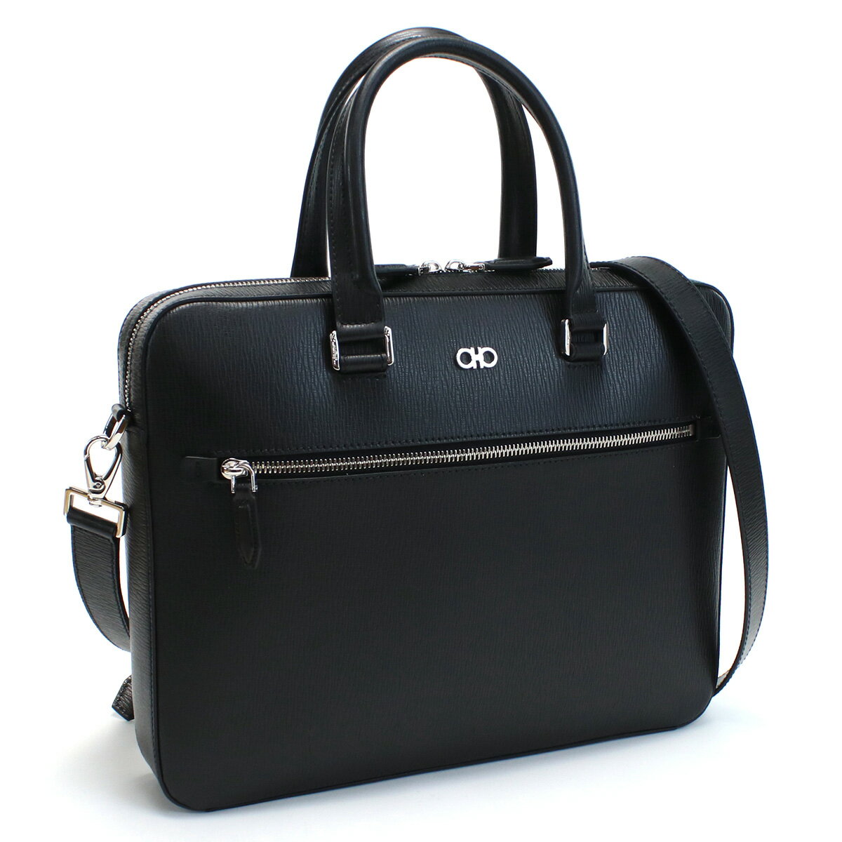 フェラガモ FERRAGAMO ブリーフケース　ブランド 24-0986 0753418　NERO ブラック　bag-01 父の日