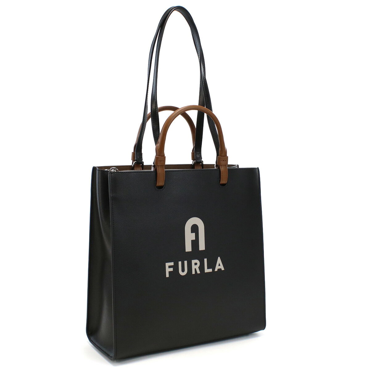 フルラ FURLA FURLA VARSITY トートバッグ ブランド WB00728 BX1230 E0500 NERO+PERLA ブラック bag-01 new-01