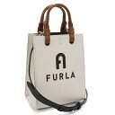 【2点購入で10%】フルラ FURLA FURLA VARSITY ハンドバッグ ショルダー ブランド WB00729 BX1230 1843S MARSHMALLOW+NERO ホワイト系 bag-01 new-01