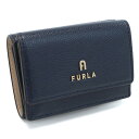 フルラ FURLA FURLA CAMELIA 三折財布小銭入付き　ブランド WP00318　ARE000　2717S MEDITERRANEO+BALLERI ネイビー系　wallet-01 new-02 母の日