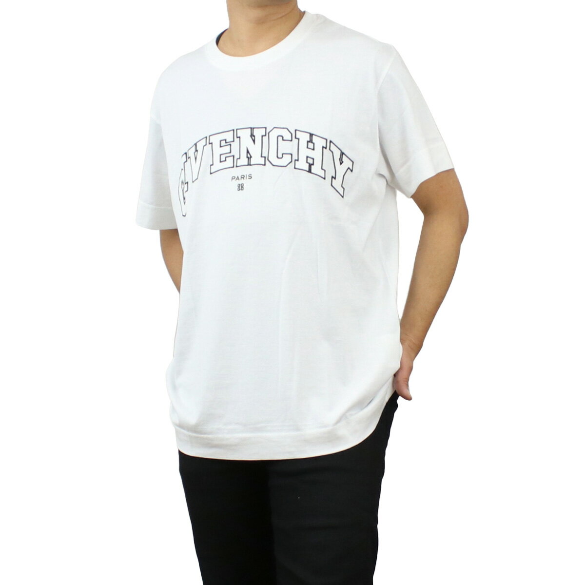 ジバンシー GIVENCHY メンズ－Tシャツ ブランド BM71CW　3Y6B　116 ホワイト系 ts-01 父の日 sm-02