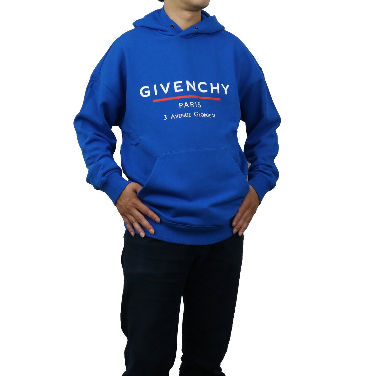 【楽天市場】ジバンシー GIVENCHY M−パーカー フーディー プルオーバー 長袖 BMJ054 30AF 426 OCEAN BLUE