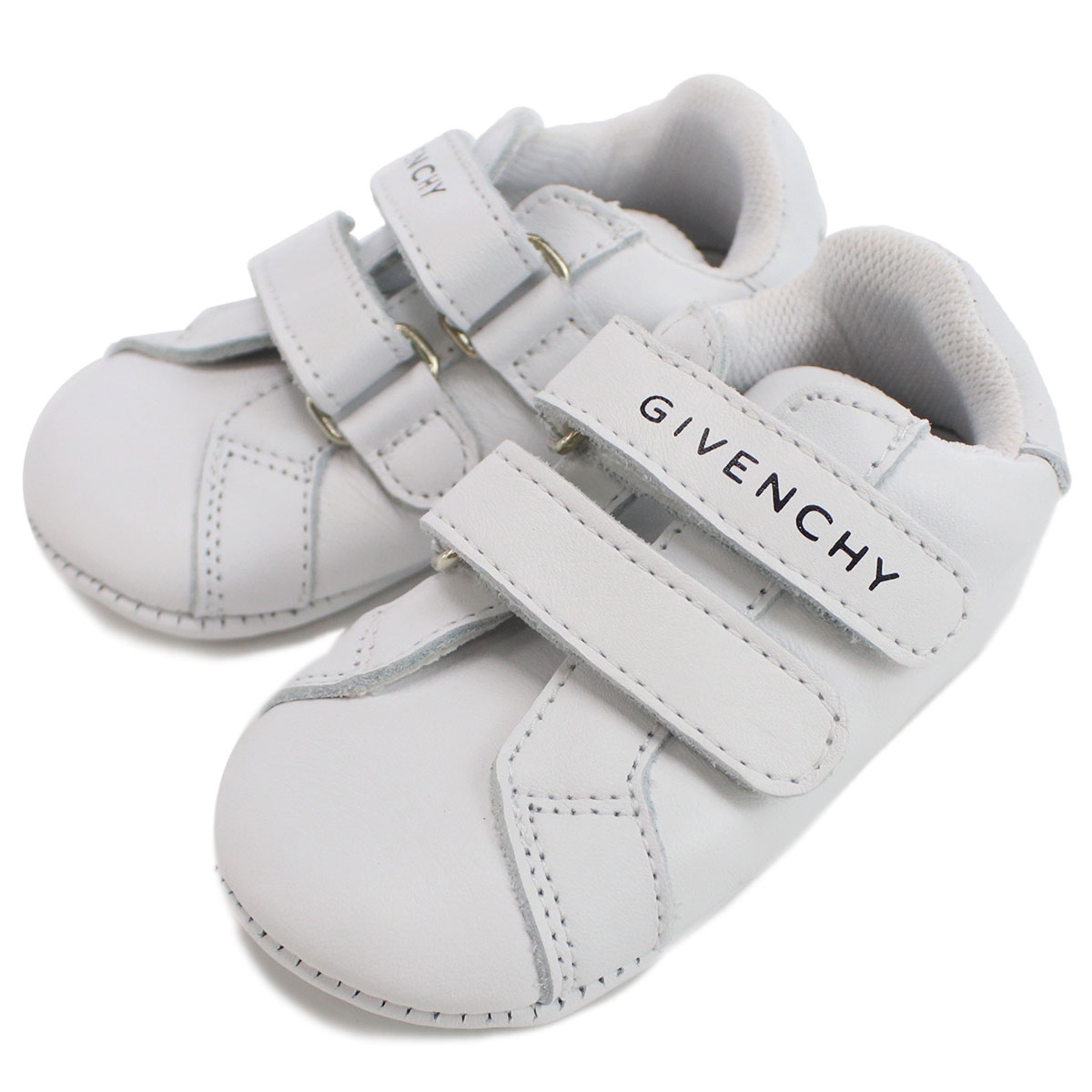 楽天ブランド総合卸　ビッグヒットジバンシー GIVENCHY ベビー－シューズ ブランド ファーストシューズ スニーカー おしゃれ H99040 10B ホワイト系 kb-01