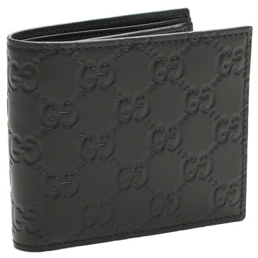 グッチ GUCCI 財布 AVEL 二つ折り 小銭入付き 365467 CWC1R 1000 ブラック 【メンズ】【アヴェル】