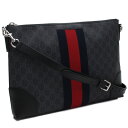 グッチ GUCCI GGスプリームキャンバス 斜め掛け ショルダーバッグ 474139 K5ICN 1095 ブラック men's メンズ メンズバッグ ブランド ショルダーバック shoulderbag brand