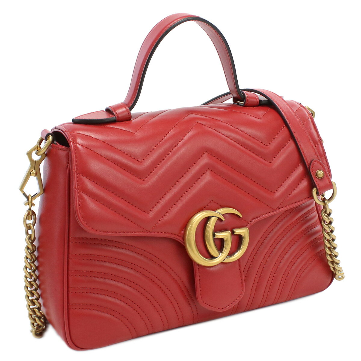 ハンドバッグ グッチ GUCCI ハンドバッグ ショルダー付 2way ブランド バッグ 498110　DTDIT　6433 レッド系 bag-01 new-01