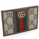 22SS新作 グッチ GUCCI MEN'S OPHIDIA カードケース 597617 96IWT 8745 ブラウン系 gsw-3 new-02