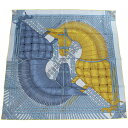 エルメス HERMES レディース−スカーフ ブランド カレ CARRE TWILL 003684S 16 MASAN & MASAN AL-BLE...