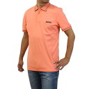 ヒューゴ・ボス HUGO BOSS メンズ ロゴ ポロシャツ ゴルフ 50512892 10259002 649 オレンジ系 golf-01
