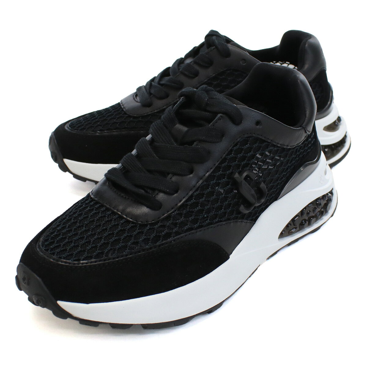 ジミーチュウ JIMMY CHOO レディーススニーカー ブランド メッシュ MEMPHIS LACE UP-F HQP 222 X BLACK MIX ブラック shoes-01 bk-fridayのサムネイル