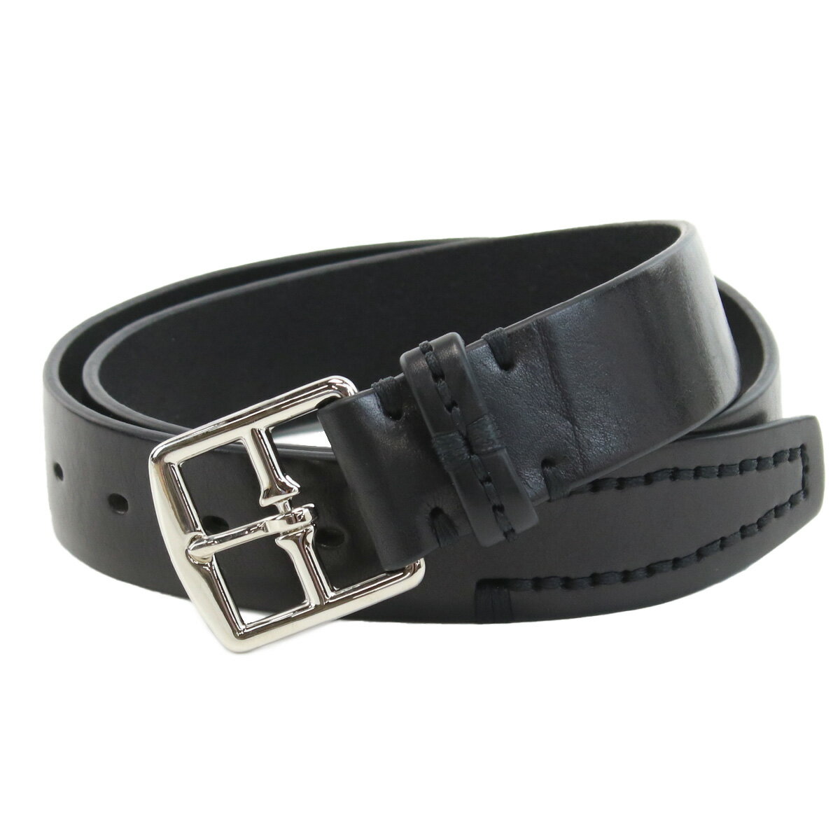 ジェイ＆エム デヴィッドソン J&Mデヴィット J&M DAVIDSON メンズベルト ブランド BHNS-0ST-BR35 HARNES BUCKLE E　999S BLACK ブラック belt-01 父の日