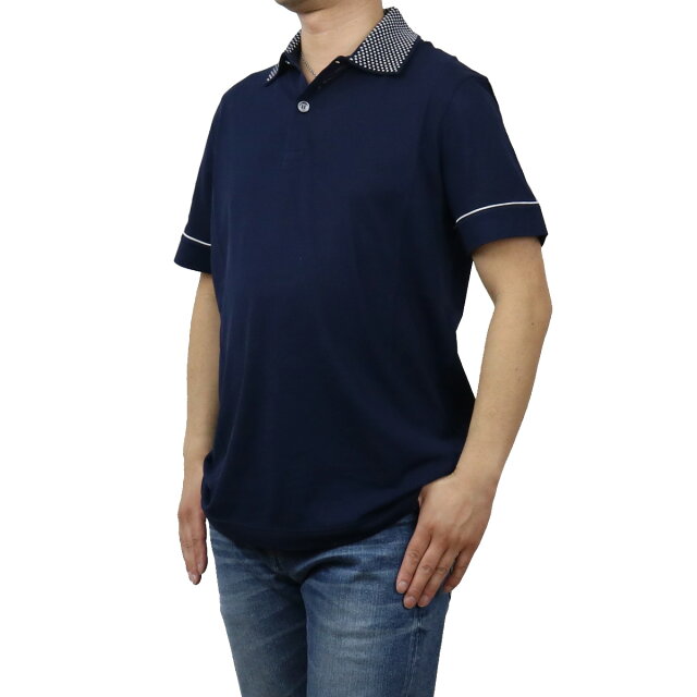 【楽天市場】【決算SALE】キートン Kiton メンズ−ポロシャツ UMK0027 02 ネイビー系 apparel-01 polo-01
