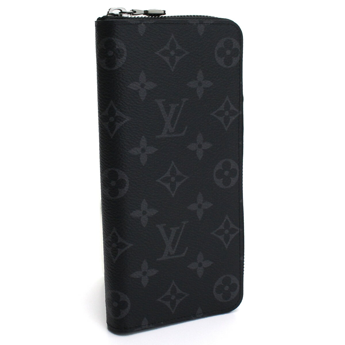 ルイヴィトン モノグラム財布（メンズ） ルイヴィトン LOUIS VUITTON モノグラムエクリプス ジッピー ウォレット ヴェルティカル ラウンドファスナー 長財布 M62295 エクリプス グレー系 メンズ