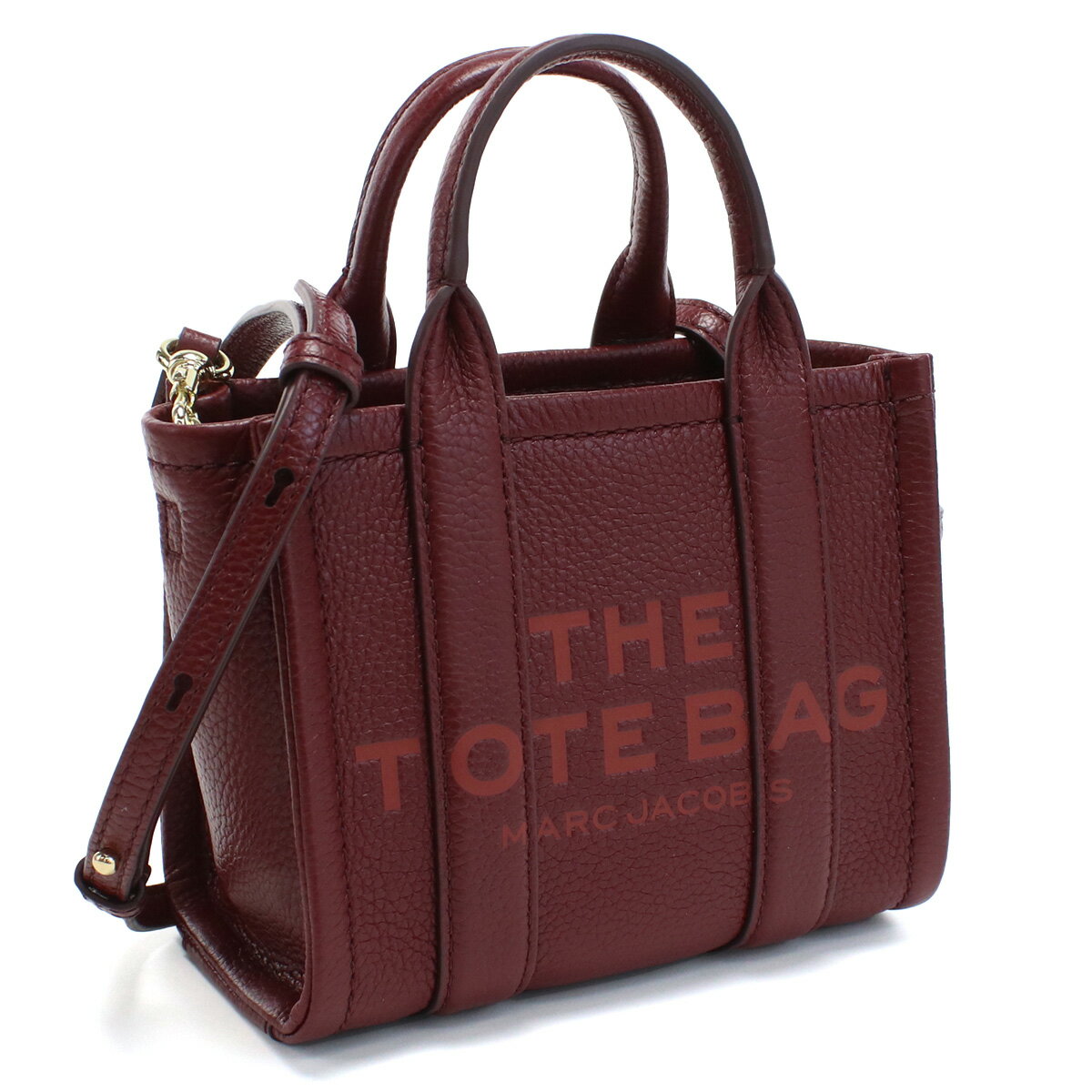 マークジェイコブス MARC JACOBS THE MICRO TOTE トートバッグ　ブランド H053L01RE22　602 CHERRY ボルドー系　bag-01