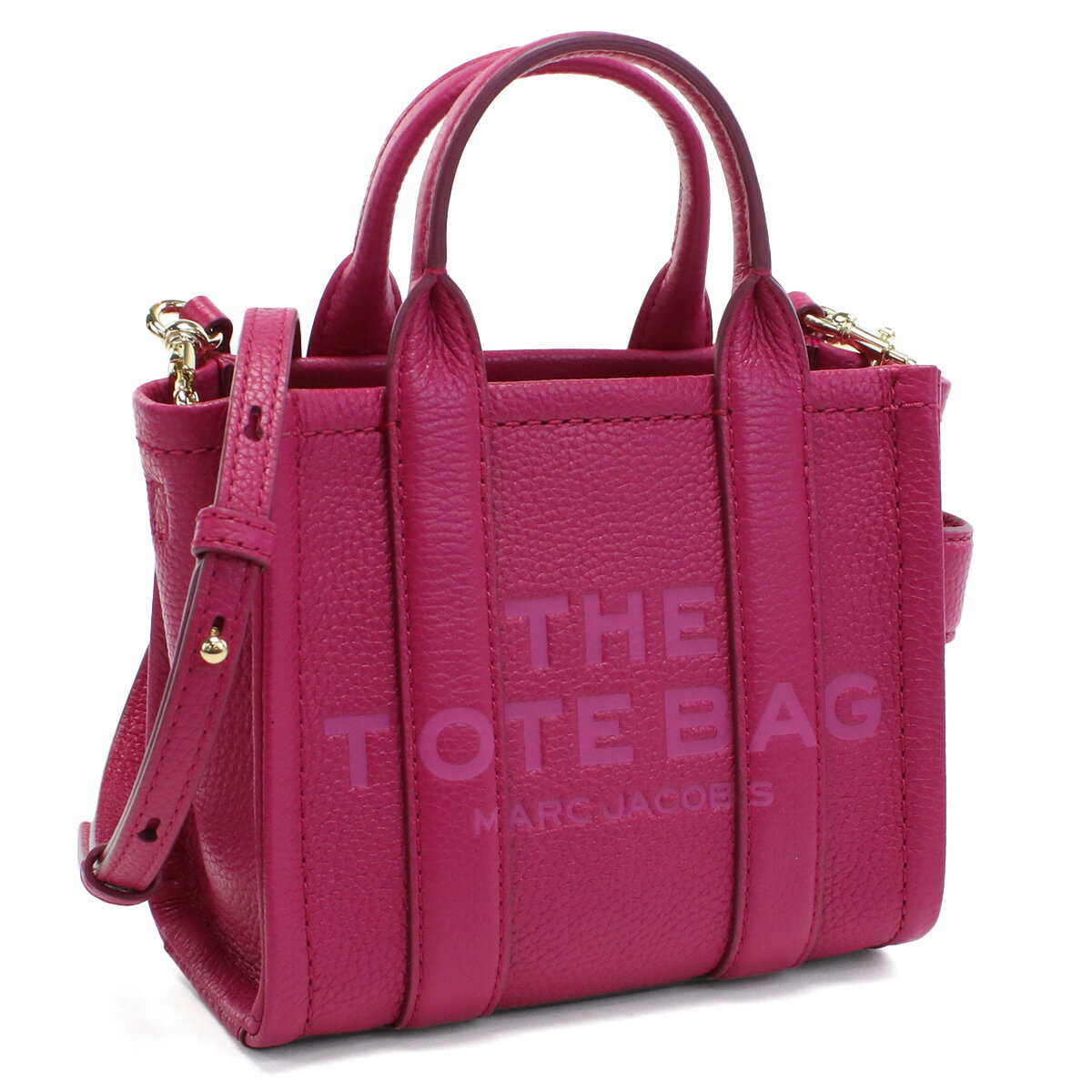 マーク・ジェイコブス MARC JACOBS THE MICRO TOTE トートバッグ ブランド H053L01RE22 955 LIPSTICK ピンク系 bag-01 SS2406