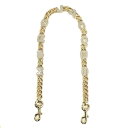 マークジェイコブス MARC JACOBS THE HEART SHOULDER STRAP ショルダーストラップ S354M06RE22　130 CLOUD WHITE-GOLD ゴールド系 ホワイト系 母の日