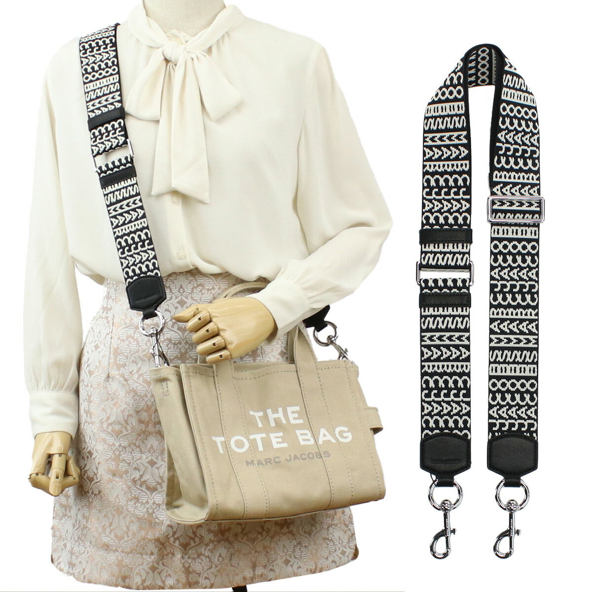 }[NEWFCRuX MARC JACOBS THE REPEAT STRAP V_[Xgbv@uh S383M12FA22@005 BLACK-WHITE ubN zCgn@accessory-01@charm-01 new-01